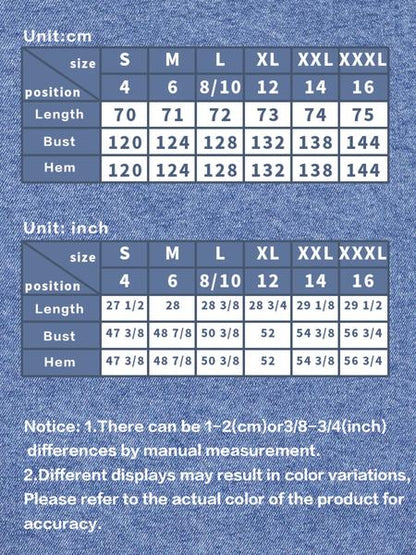 Drop Shoulder Curved Denim Jacket