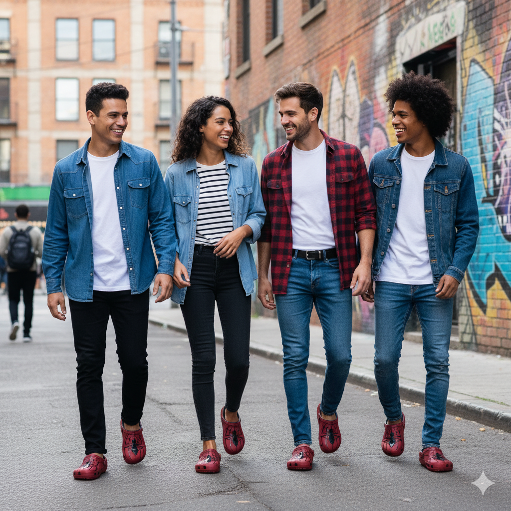 Crocs Adult Classic Spider-Man Clogs